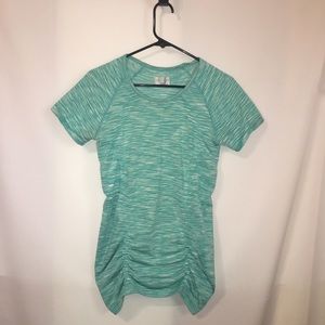 Blue and white long  Athleta sports shirt size M